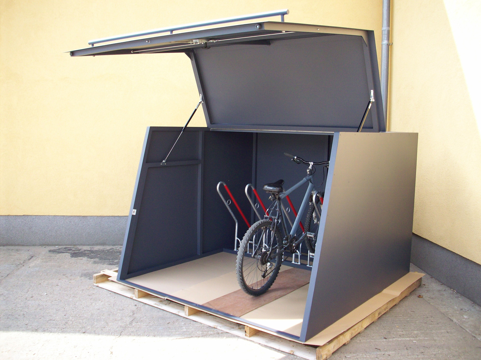 fahrradboxen metall